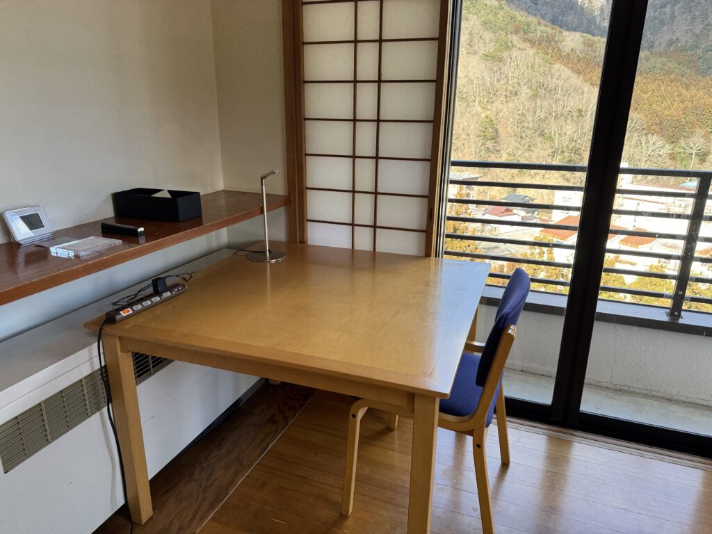 作業机と椅子