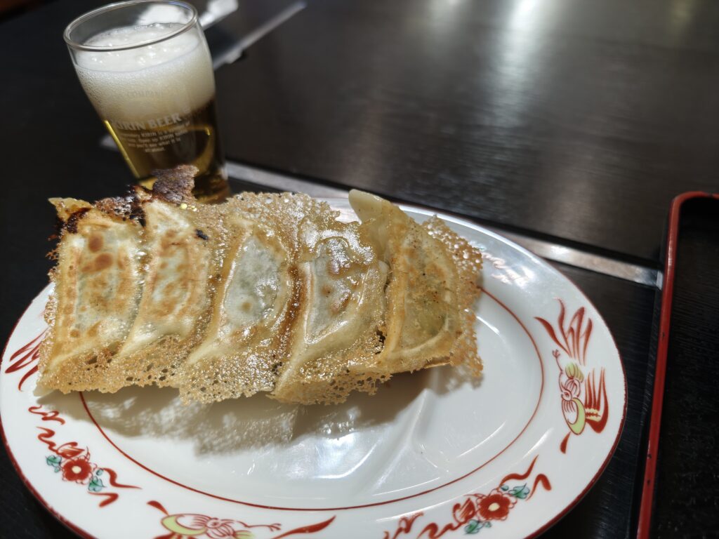 湯西川温泉　焼肉山道　餃子