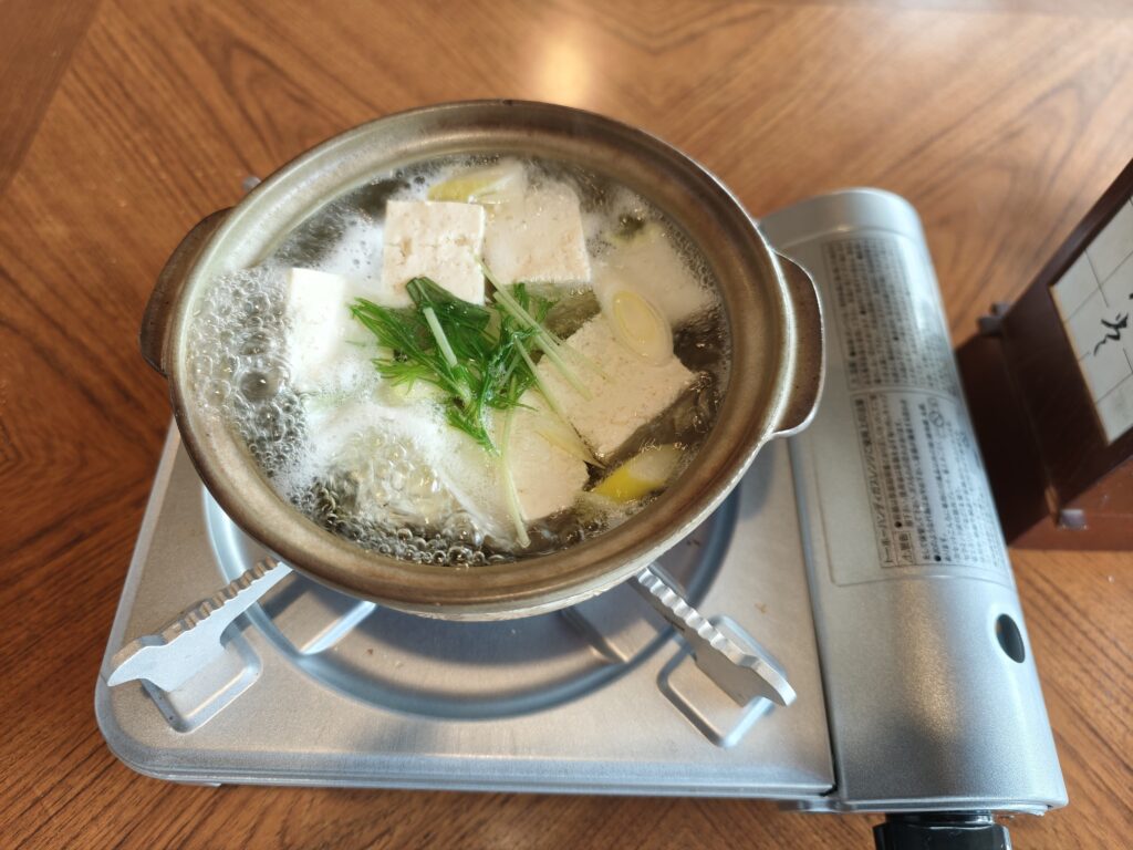 会津屋豆腐店　湯豆腐