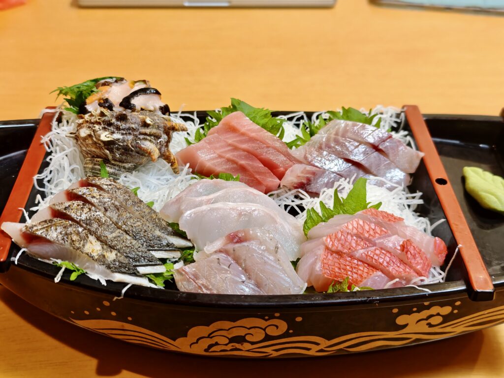 ガーランドコート宇佐美 おひとリッチプラン 夕食 舟盛