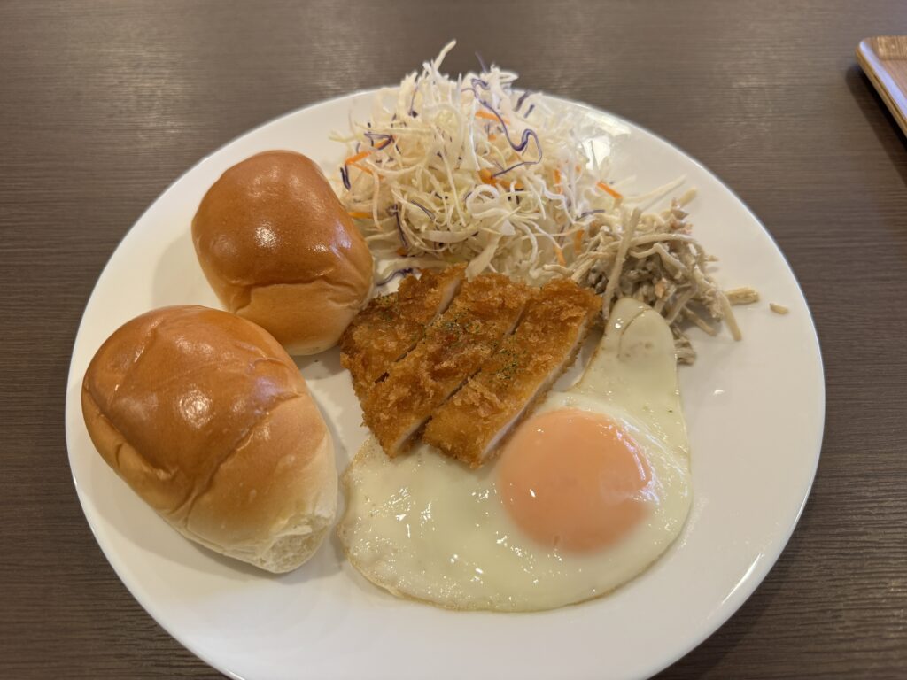 月岡温泉　湯宿あかまつ　3日目　かつ
