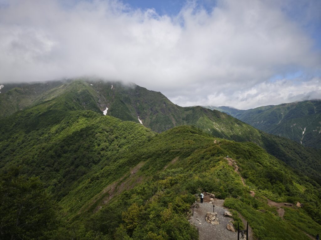 谷川岳ヨッホ 天神峠 谷川岳稜線