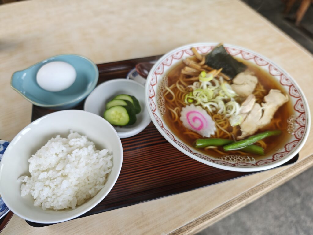 笑楽庵 ラーメンセット