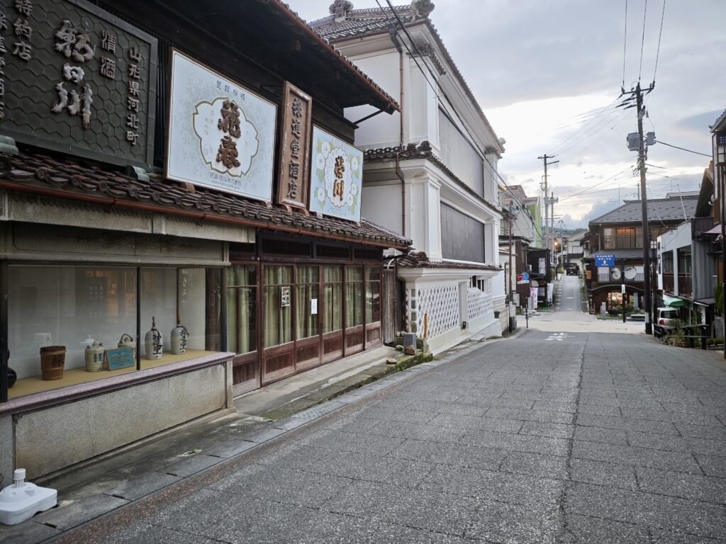 飯坂温泉　街並み