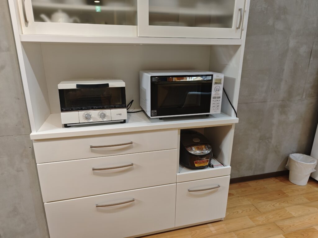 伊東 大東館 離れ キッチン 電子レンジ トースター 炊飯器