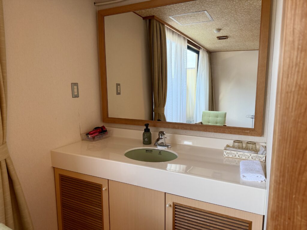 天然温泉旅館 雅竹 洗面スペース